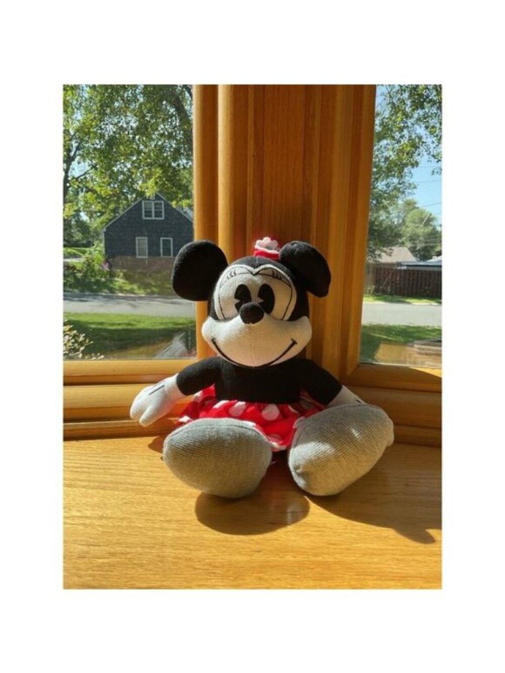 Disney Parks Classic Cozy Knits Minnie Mouse Plush Vintage Retro Toy